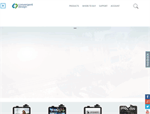 Tablet Screenshot of convergent-design.com